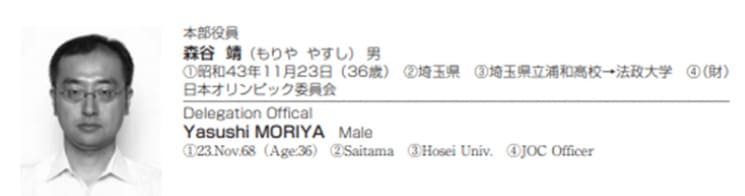 森谷靖さん